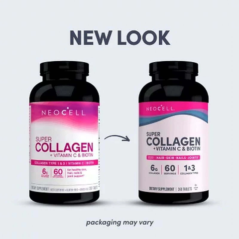 Collagen dạng viên neocell super collagen vitamin c biotin 360 viên dưỡng da, tóc, móng chắc khỏe