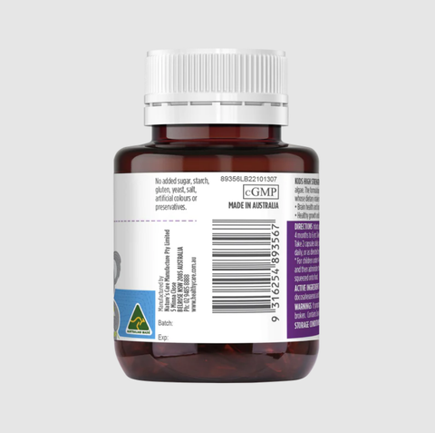 DHA Healthy Care Kids High Strength phát triển trí não cho bé 60 viên