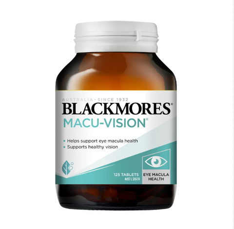 Viên uống tăng thị lực blackmores macu vision chống lão hóa mắt hộp 125 viên