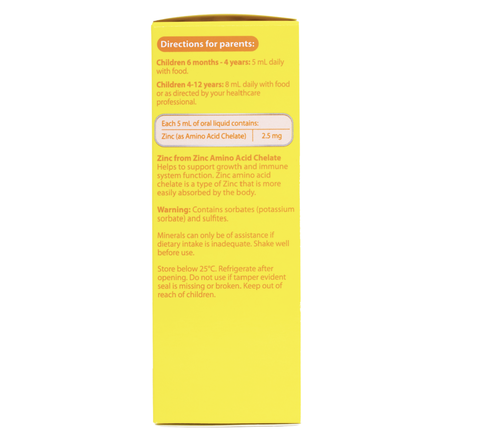 Nature’s Way Kids Smart Liquid ZinC 100ml – Bổ sung kẽm nước tăng sức đề kháng cho bé