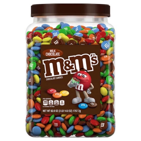 Kẹo Socola M&M's Candies Milk Chocolate Nâu 1.8 kg 5/2024