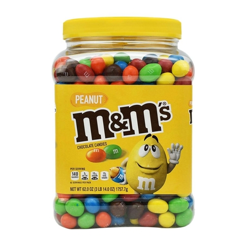 Kẹo Socola M&M'S Candies Peanut Chocolate Milk 1.8kg