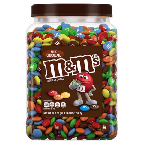 Kẹo Socola M&M's Candies Milk Chocolate Nâu 1.8 kg 5/2024