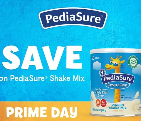 Sữa bột pediasure vanilla grow&gain 400g Mỹ cho bé từ 1 -10 tuổi