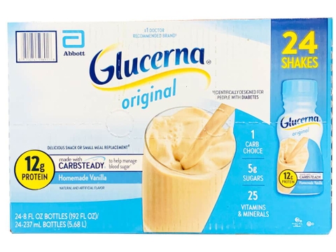 Sữa nước Glucerna Original chai 237ml thùng 24 chai