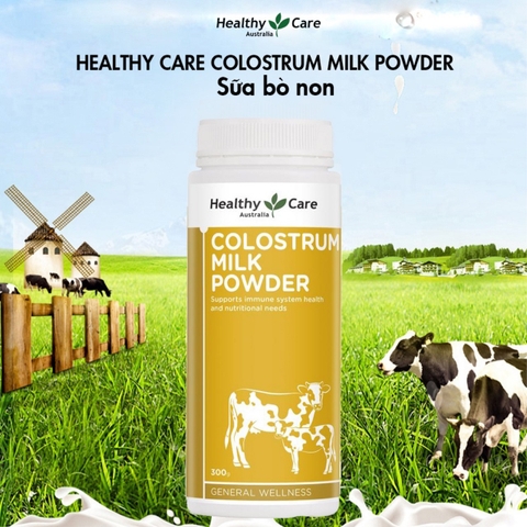 Sữa non Colostrum Milk Powder Healthy Care bổ sung dinh dưỡng hộp 300g