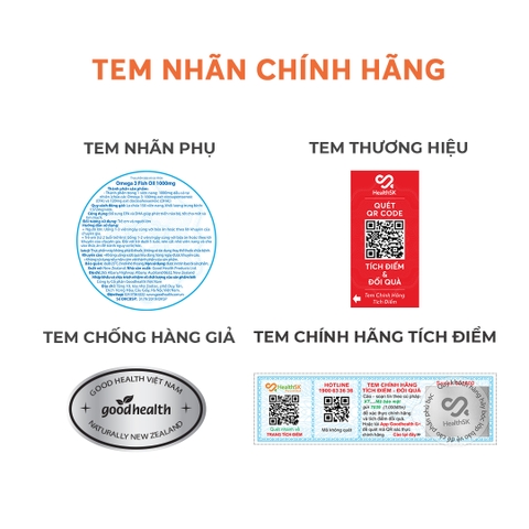 Dầu cá đại dương New ZealandGoodhealth Omega 3 Fish Oil 1000mg 150 viên