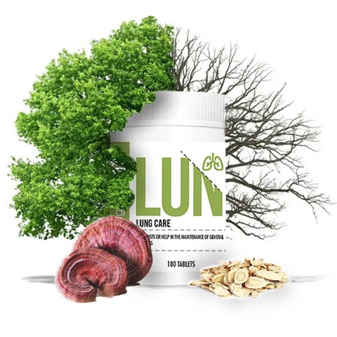 Bổ phổi Living Healthy Lung Care giúp giải độc phổi hộp 180 viên