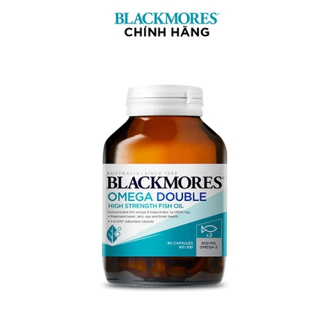 Dầu cá Blackmores omega double high strength fish oil 90 viên
