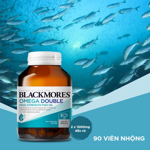 Dầu cá Blackmores omega double high strength fish oil 90 viên