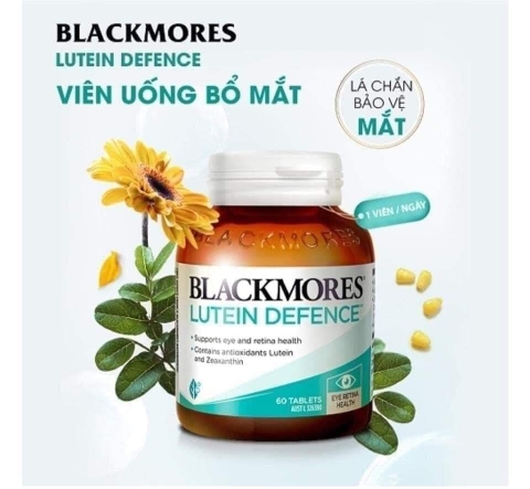 Hộ trợ trị cận thị blackmores eye health lutein defence 60 viên nhức mỏi mắt làm việc thời gian dài trước máy tính