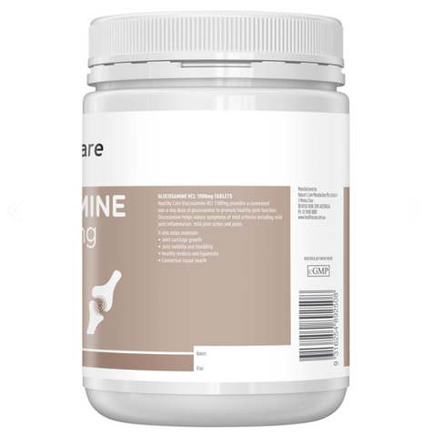 Viên uống xương khớp Glucosamine HCL 1500mg Healthy Care 400 viên