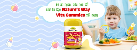 Nature's Way vita gummies multi vitamin For fussy eaters - vitamin tổng hợp dành cho bé biếng ăn