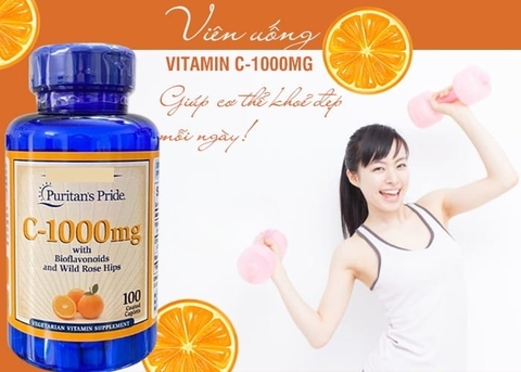 Vitamin c puritan's pride 1000mg hộp 100 viên