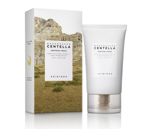 7/24 Kem dưỡng ẩm phục hồi da skin1004 madagascar centella soothing cream tuýp 75ml