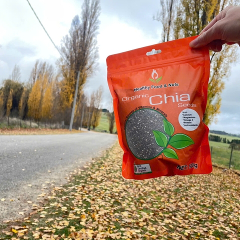 Hạt chia Healthy Nuts & Seeds Organic Chia Seeds 500gr