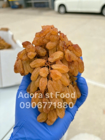 Nho khô nguyên cành Adora st Food Dried Grapes Cluster Thompson 500g đặc sản Úc