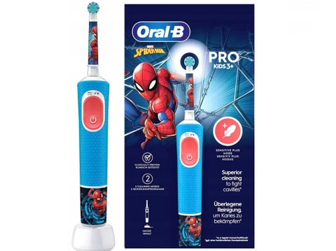 Bàn Chải Điện Oral-B Marvel Spider-Man Pro Kids 3+