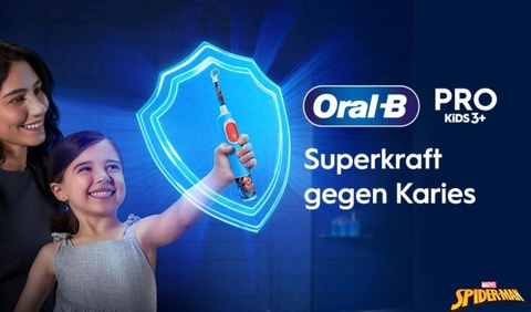 Bàn Chải Điện Oral-B Marvel Spider-Man Pro Kids 3+