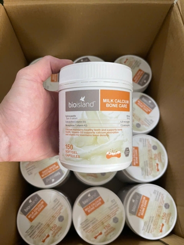 Bio Island Milk Calcium Bone Care 150 viên bổ sung canxi cho mẹ bầu