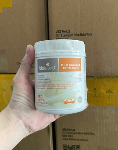 Bio Island Milk Calcium Bone Care 150 viên bổ sung canxi cho mẹ bầu