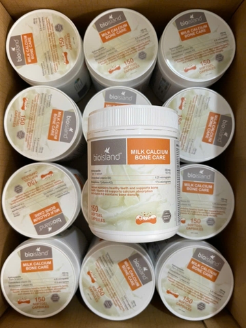 Bio Island Milk Calcium Bone Care 150 viên bổ sung canxi cho mẹ bầu