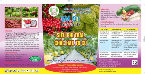 SM01 15-5-25+TE - XÔ 20 KG