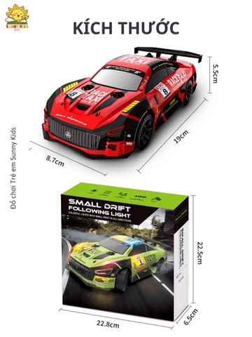 Xe Đua Điều Khiển Từ Xa JJRC Q165 Tốc Độ Cao, Trang bị 2 bộ bánh Drift và Off-Road chuyên nghiệp, 2 Cầu 4WD - Sunny Kids