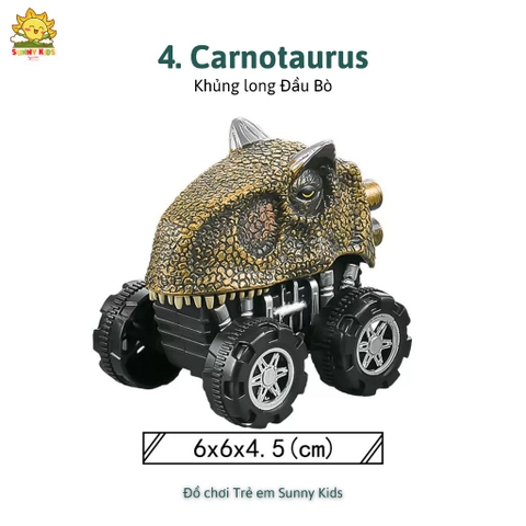 Xe Khủng Long Đồ Chơi cho Bé, Mẫu mã đa dạng, Chất liệu mềm mại, An toàn, Đồ chơi cho Bé từ 1 đến 3 Tuổi - Sunny Kids