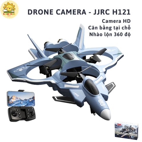Máy bay Điều khiển từ xa Drone JJRC H121, Camera HD kết nối điện thoại, Đồ chơi Máy bay xốp dễ điều khiển - Sunny Kids