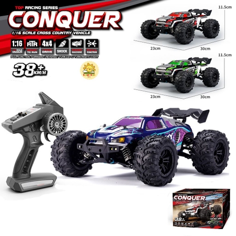 Xe Địa Hình Điều Khiển Từ Xa JJRC Q132 CONQUER, 1:16, Chức Năng Cao cấp, 38km/h, 80m, Drift, Off-road - Sunny Kids