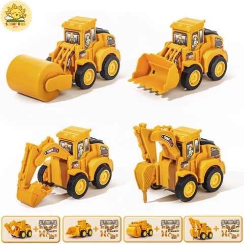 Xe Ô Tô Đồ Chơi Công Trường, Di Chuyển Quán Tính, Chất Liệu Cao Cấp, An Toàn Cho Bé, Xe Đồ Chơi Cho Bé Trai - Sunny Kids