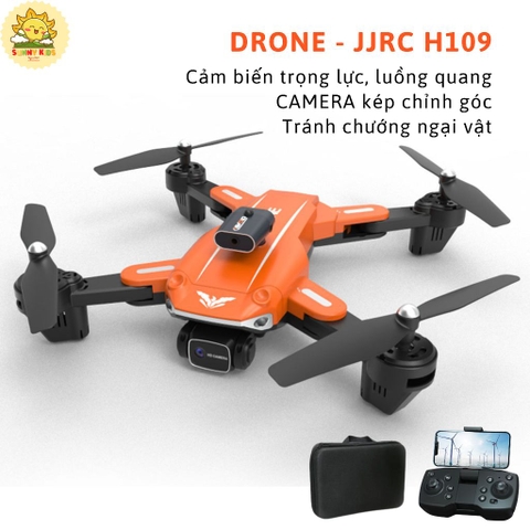 Drone JJRC H109, Camera kép HD, Tự Tránh Va Chạm, Máy Bay Điều Khiển Từ Xa Nhiều Công Nghệ Cảm Biến Cao Cấp - Sunny Kids