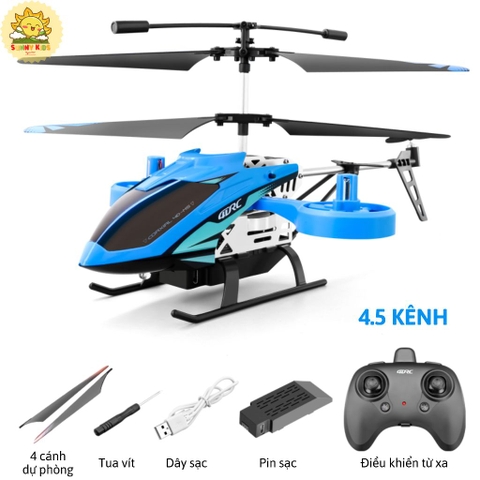 Máy Bay Trực Thăng Điều Khiển Từ Xa Cao Cấp 4DRC M5, 4.5 Kênh 6 Chiều, Máy Bay Đồ Chơi Cố Định Độ Cao - Sunny Kids