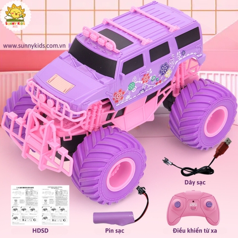 Xe Đồ Chơi Điều Khiển Từ Xa JJRC Q157 - Màu Hồng cho Bé Gái