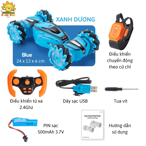 Xe Đồ Chơi Điều Khiển Từ Xa STUNT CAR
