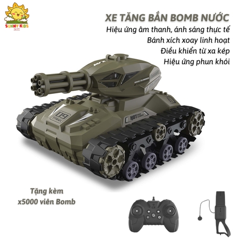 Xe Tăng điều khiển từ xa bắn Bom nước Q126A