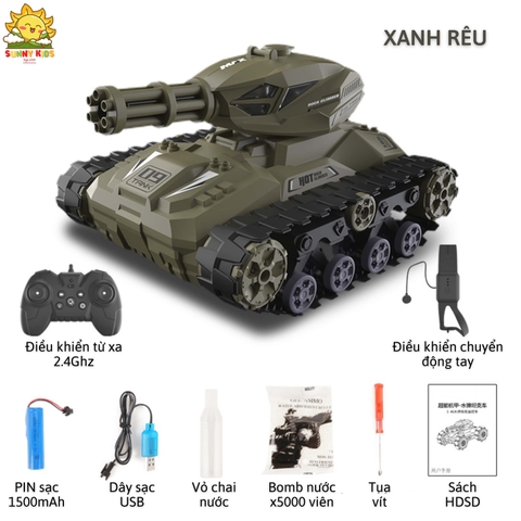 Xe Tăng điều khiển từ xa bắn Bom nước Q126A