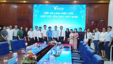 Hiệp hội Yến sào Việt Nam ký kết thỏa thuận hợp tác với Trường Đại học Thủ Dầu Một - thúc đẩy nghiên cứu và phát triển bền vững ngành nuôi chim yến cùng sự đồng hành của ban lãnh đạo Nhà máy Yến sào Ban Mai - Nhãn hàng Thiên Vân Yến