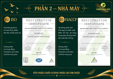 ISO VÀ HACCP CÓ Ý NGHĨA GÌ VỚI NGƯỜI TIÊU DÙNG?