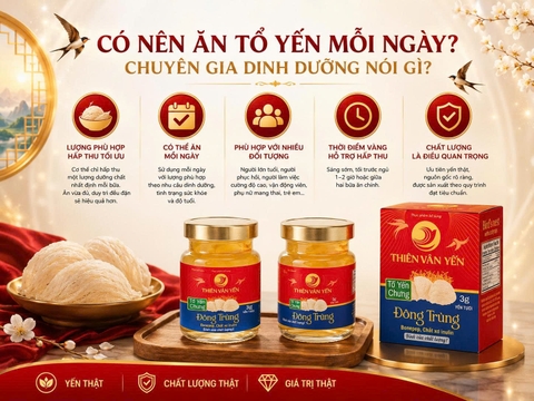 Có Nên Ăn Tổ Yến Mỗi Ngày? Chuyên Gia Dinh Dưỡng Nói Gì?