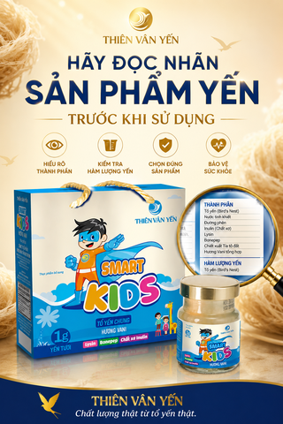 HÃY ĐỌC NHÃN SẢN PHẨM YẾN TRƯỚC KHI SỬ DỤNG