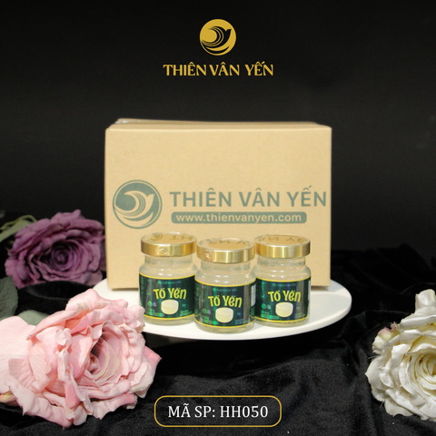 Thùng 24 Hũ - Tổ Yến Chưng Đường Phèn 1g Yến Tươi - Thiên Vân Yến