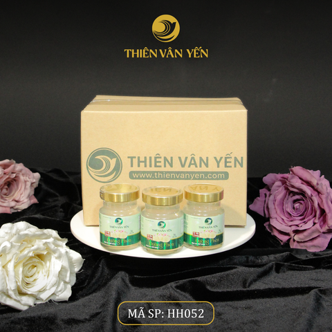 Thùng 24 Hũ - Tổ Yến Chưng Đường Phèn 3g Yến Tươi - Thiên Vân Yến