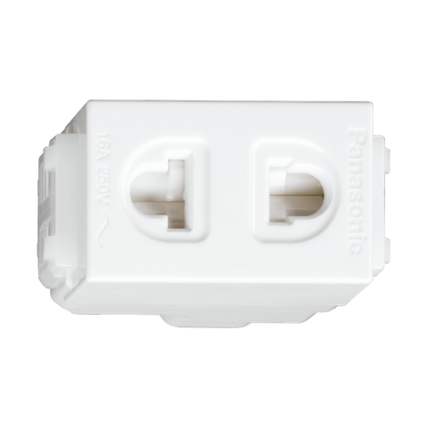 Ổ cắm đơn có màn che Panasonic WEV1081-7SW