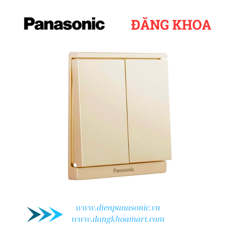 Bộ 2 công tắc C, 2 chiều Moderva Vàng ánh kim WMF504MYZ-VN