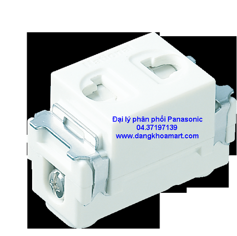Ổ CẮM ĐƠN CÓ MÀN CHE PANASONIC WNV1081-7W
