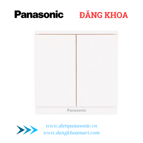 Bộ 2 công tắc B, 1 chiều Moderva Trắng WMF503-VN