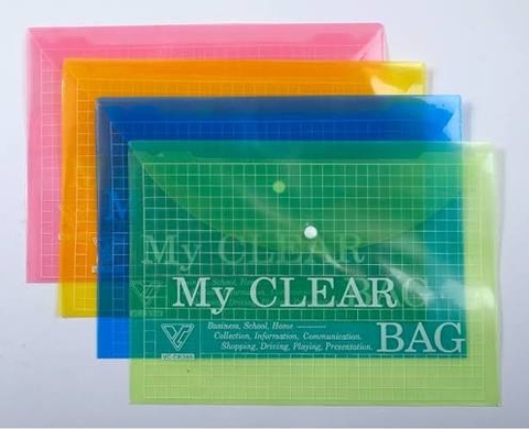Bìa nút đựng tài liệu A4 My Clear Bag