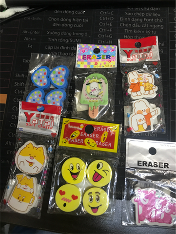 Gôm Tẩy Hoạt Hình Cute – Cartoon Erasers